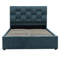 OEM Factory Hotsale Customized Latest Deep-Tufted Velvet Headboard Upholstered Gas Lift  Platform Storage Bed