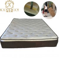 Pillow Top Rolled up Coil Spring Mattress