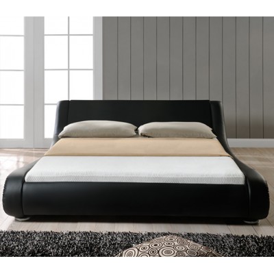 ENZO ITALIAN MODERN DESIGNER LEATHER BED